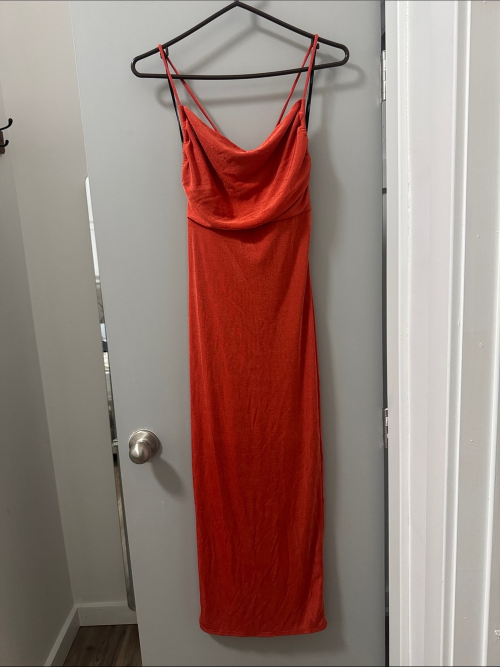 Forever 21 orange Cowl Neck Slip Dress - Women